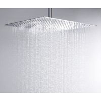 Верхний душ WasserKRAFT A119, 400 x 400 мм, 1 режим струи, без держателя, хром