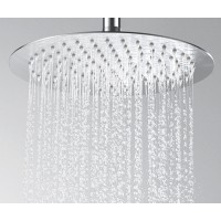 Верхний душ WasserKRAFT A121, D248 мм, 1 режим струи, без держателя, матовый хром