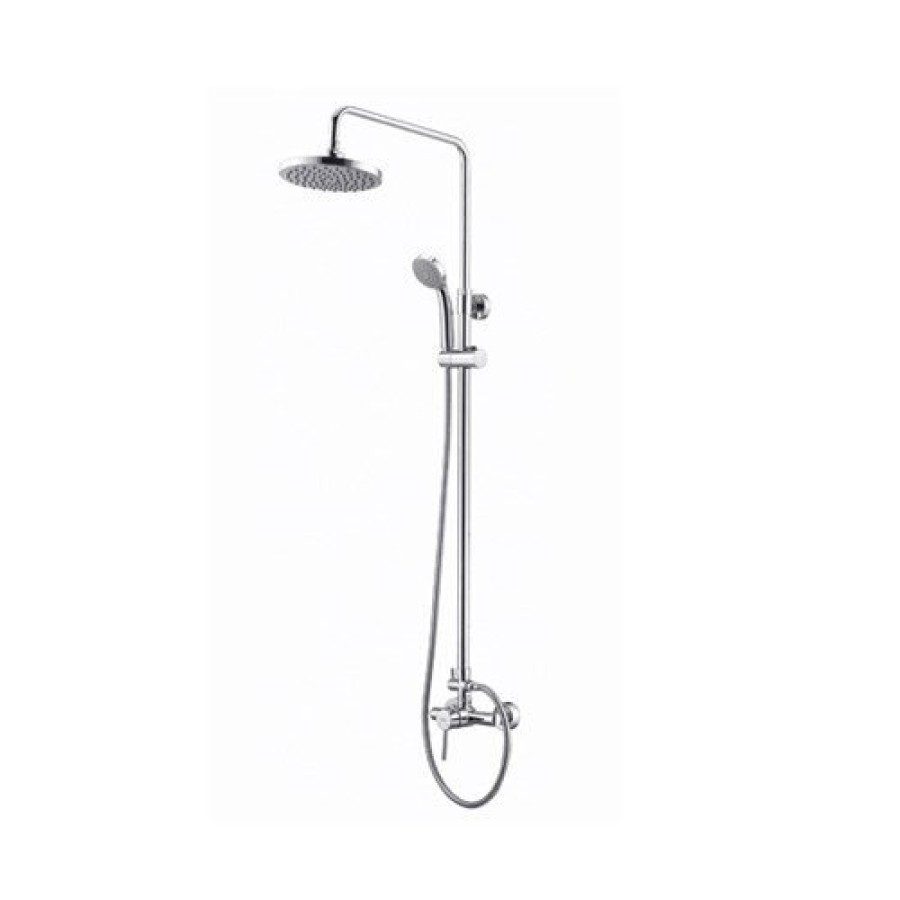 Душевая система WasserKRAFT A12202, верхний душ 20 см, хром