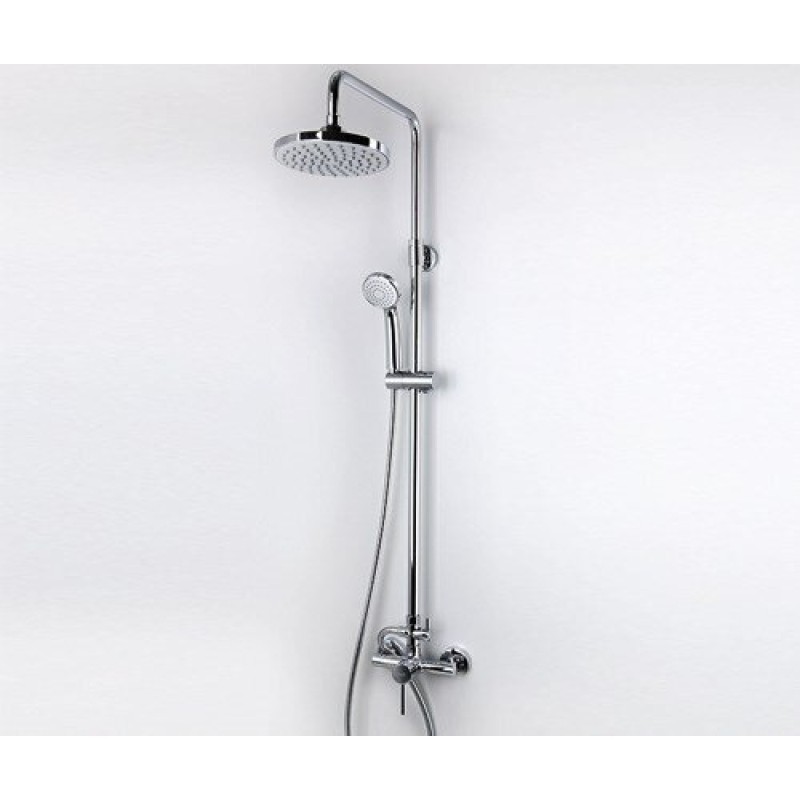 Душевая система WasserKRAFT A12202, верхний душ 20 см, хром