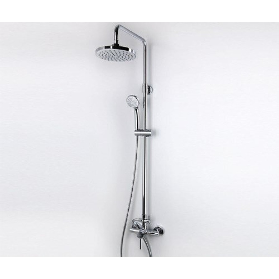 Душевая система WasserKRAFT A12202, верхний душ 20 см, хром