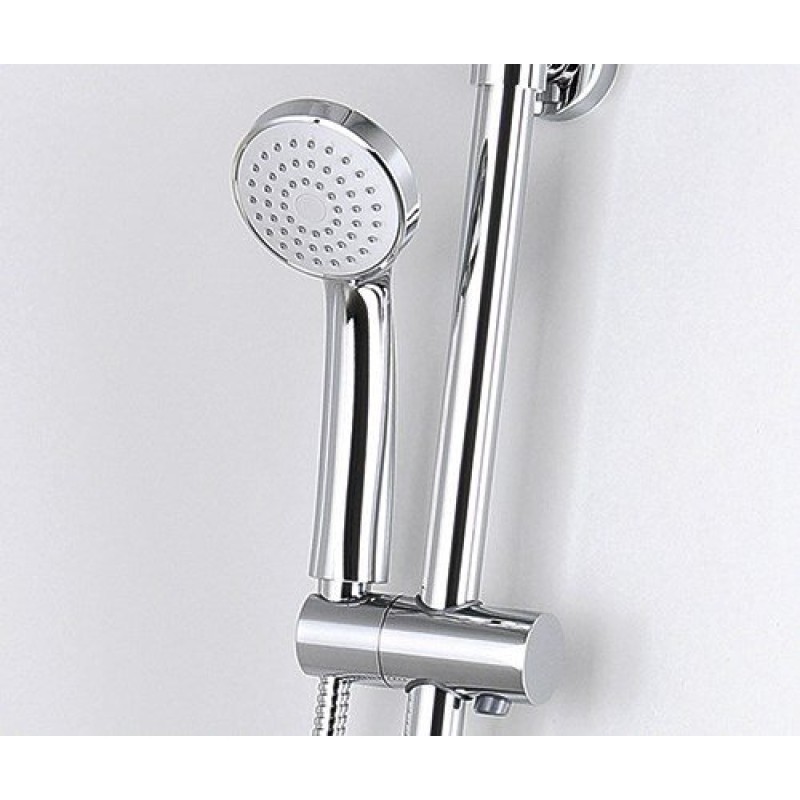 Душевая система WasserKRAFT A12202, верхний душ 20 см, хром