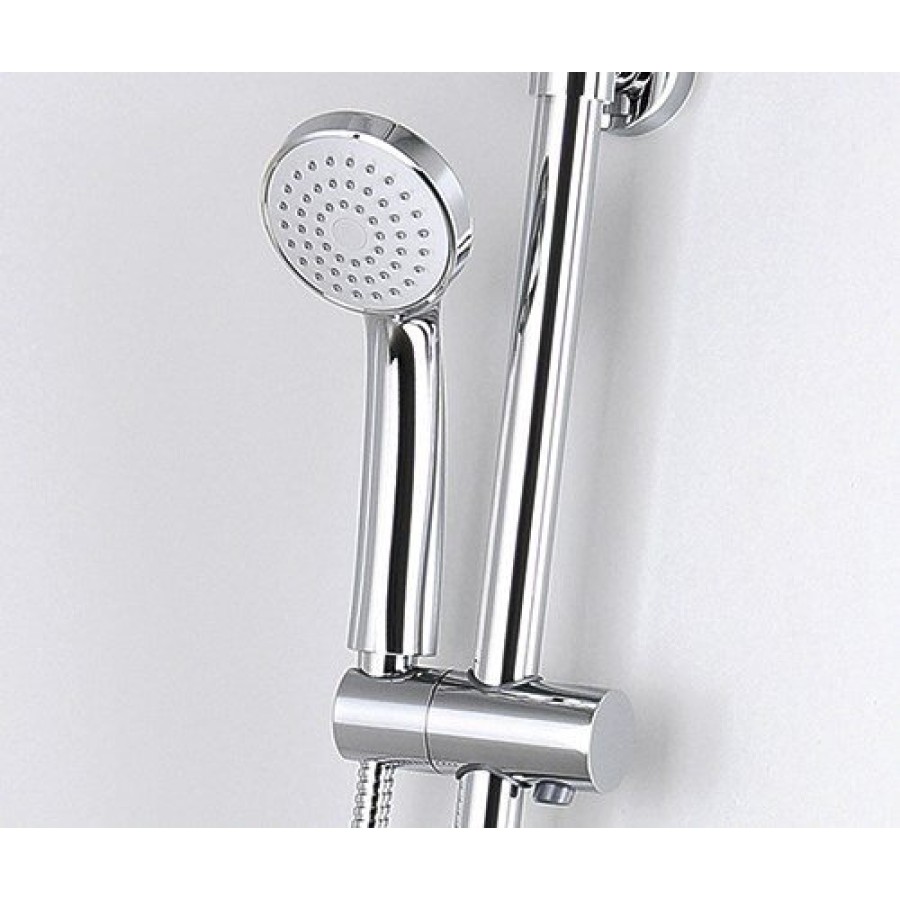 Душевая система WasserKRAFT A12202, верхний душ 20 см, хром