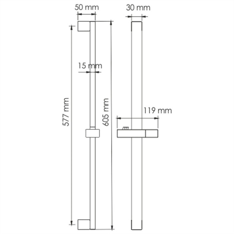 Душевая стойка WasserKRAFT A123, хром