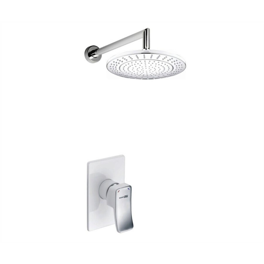 Душевая система WasserKRAFT A12667WHITE, скрытый монтаж, белый/хром