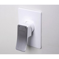 Душевая система WasserKRAFT A12667WHITE, скрытый монтаж, белый/хром