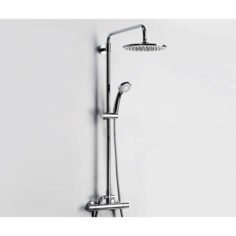 Душевая система WasserKRAFT A13302, верхний душ 25 см, хром