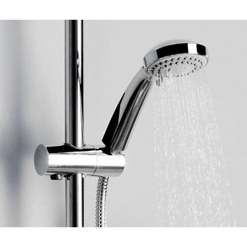 Душевая система WasserKRAFT A13302, верхний душ 25 см, хром