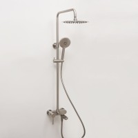 Душевая система WasserKRAFT, с изливом, цвет - никель, A14201
