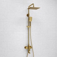 Душевая система WasserKRAFT, цвет золото матовое, A155.198.201.BG
