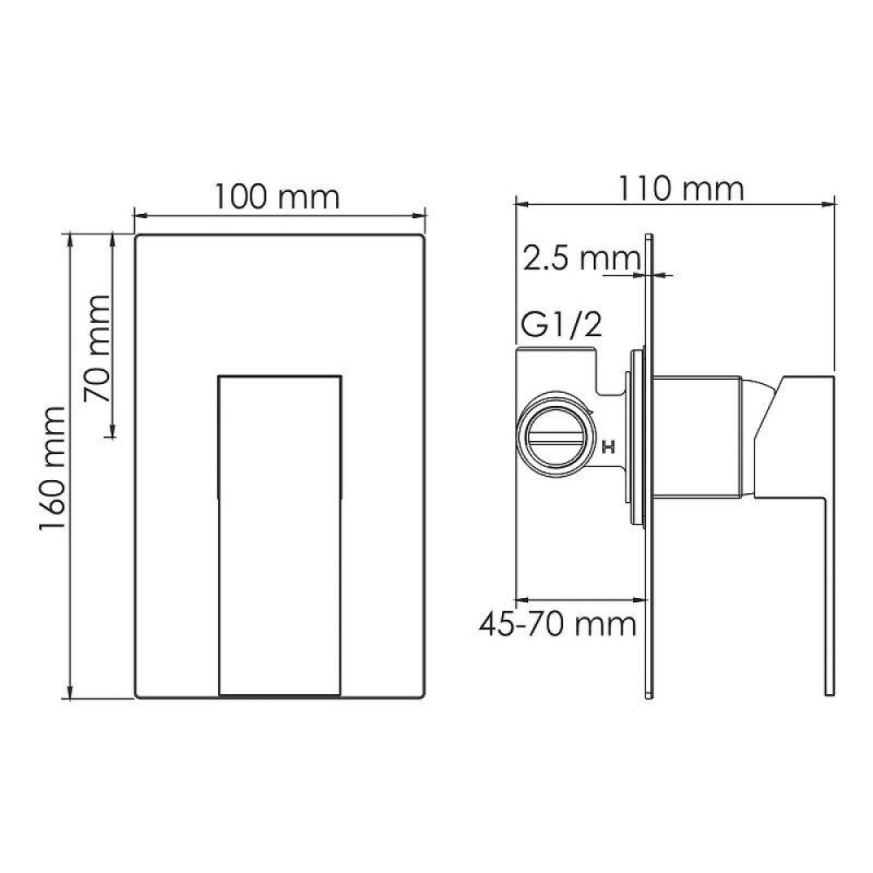 Смеситель WasserKRAFT Alme 1510, для раковины, цвет хром, A15513