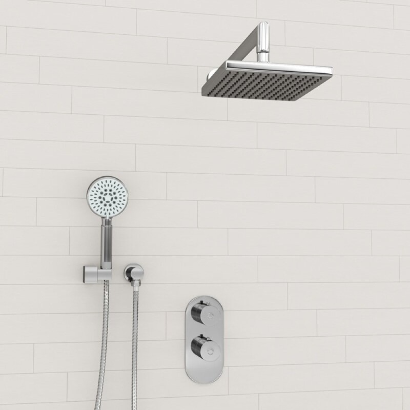 Душевая система WasserKRAFT Berkel A16028 Thermo, термостатическая, хром