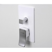 Душевая система WasserKRAFT A16067WHITE, скрытый монтаж, белый/хром