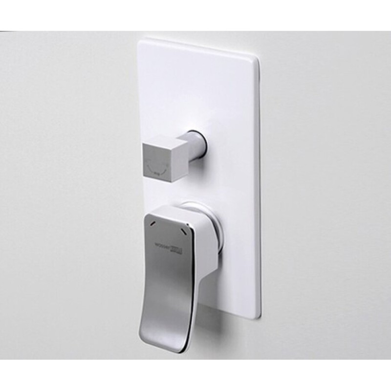 Душевая система WasserKRAFT A16067WHITE, скрытый монтаж, белый/хром