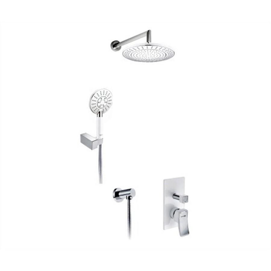Душевая система WasserKRAFT A16067WHITE, скрытый монтаж, белый/хром