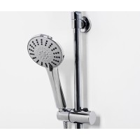 Душевая система WasserKRAFT A16601, верхний душ 22,2 см, с изливом, хром