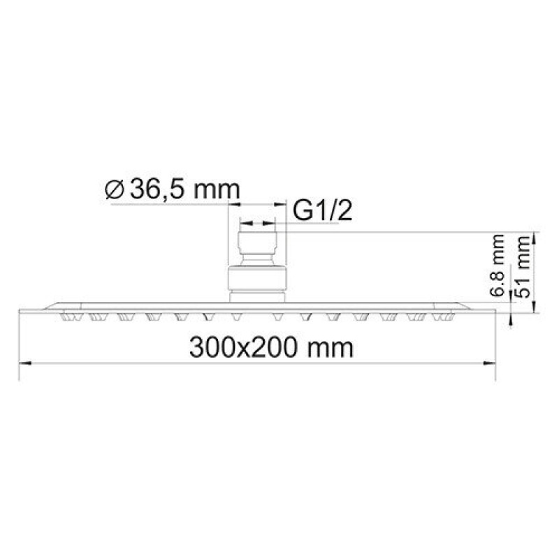 Душевая система WasserKRAFT АIme A171519 Thermo, термостатическая, хром