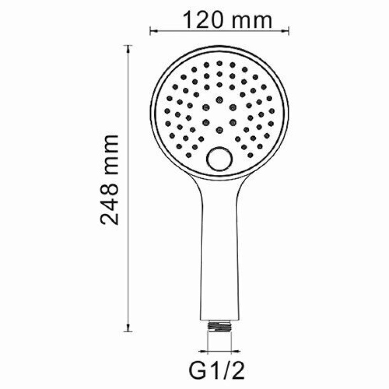 Душевая система WasserKRAFT АIme A171519 Thermo, термостатическая, хром