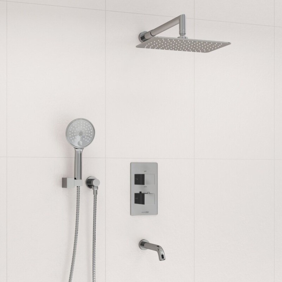 Душевая система WasserKRAFT АIme A171519 Thermo, термостатическая, хром