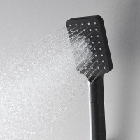 Душевая система WasserKRAFT Abens 2000, цвет черный Soft-touch, A172071
