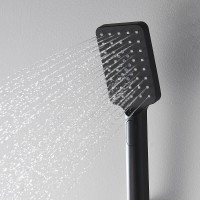 Душевая система WasserKRAFT Abens 2000, цвет черный Soft-touch, A172071