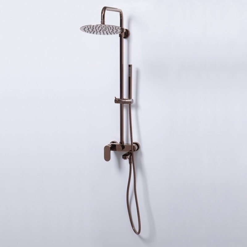 Душевая система WasserKRAFT A17301, PVD розовое золото