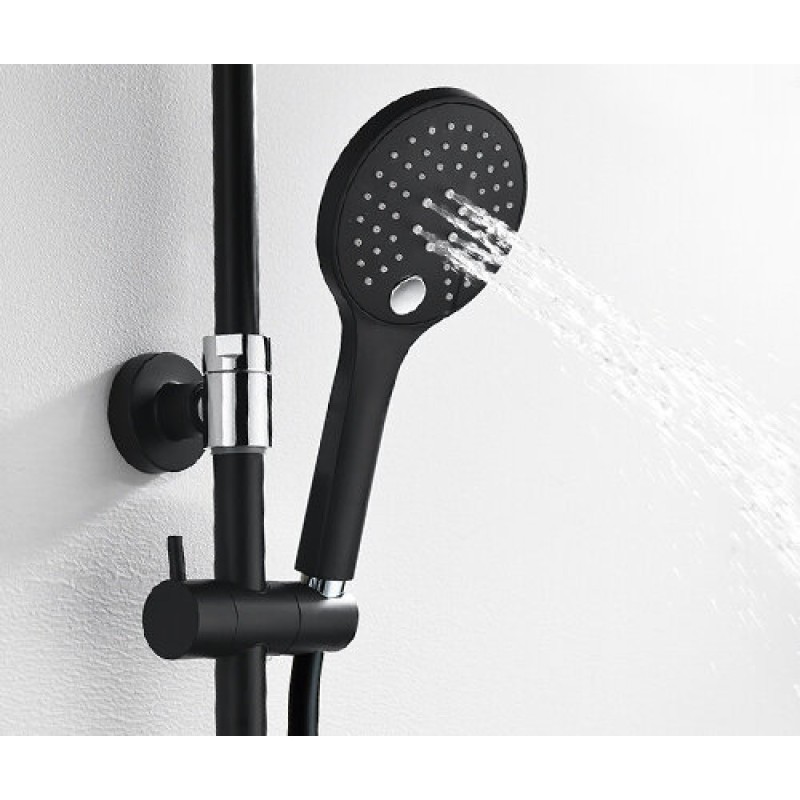 Душевая система WasserKRAFT A17401, покрытие Soft-touch