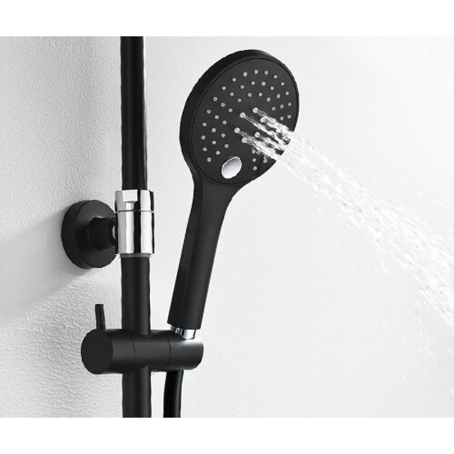 Душевая система WasserKRAFT A17401, покрытие Soft-touch