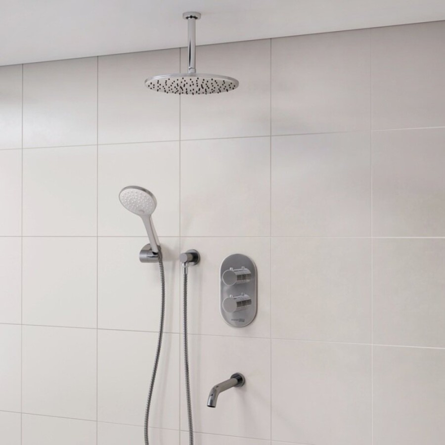 Душевая система WasserKRAFT Berkel A174868 Thermo, термостатическая, хром