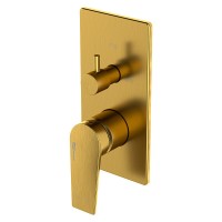 Душевая система WasserKRAFT Aisch 5500 A175571, со смесителем, цвет матовое золото