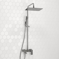 Душевая система WasserKRAFT, с изливом, цвет хром, A177.069.103.010.CH