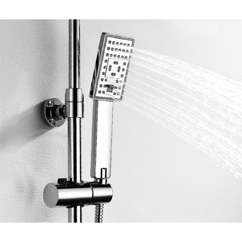 Душевая система WasserKRAFT A17701, для ванны и душа, хром