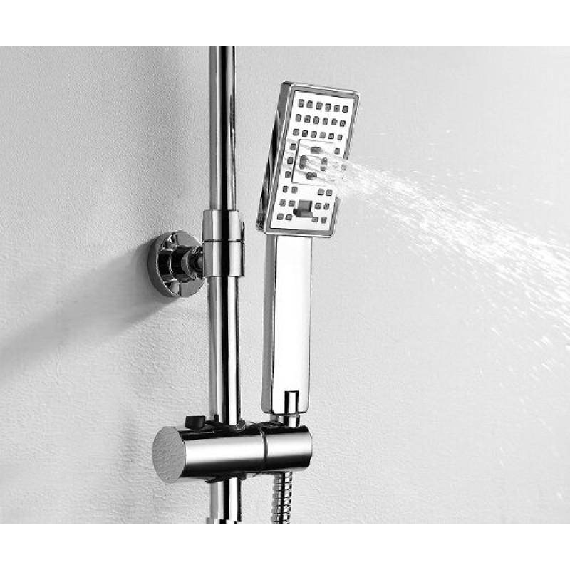 Душевая система WasserKRAFT A17701, для ванны и душа, хром