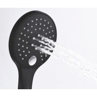 Душевая система WasserKRAFT A177471, скрытый монтаж, цвет - черный