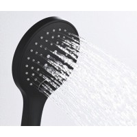 Душевая система WasserKRAFT A177471, скрытый монтаж, цвет - черный