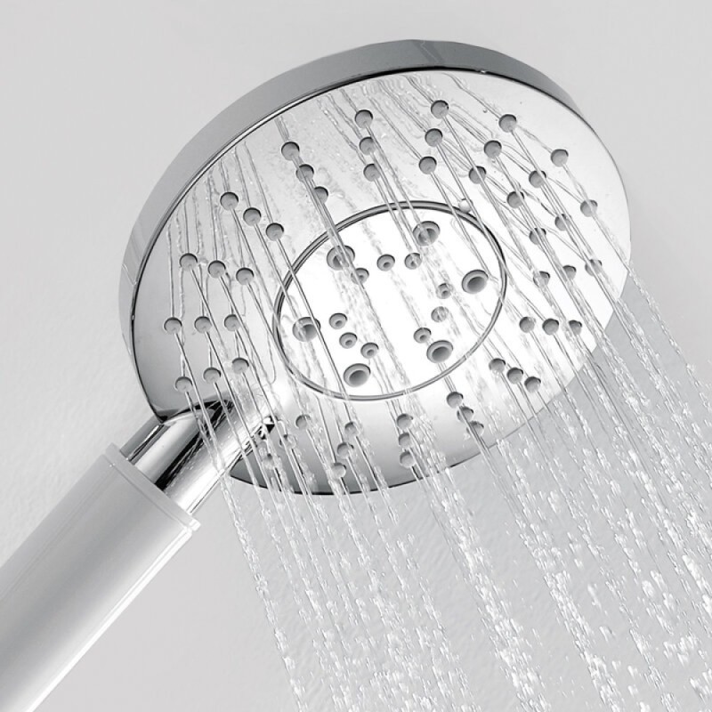Душевая система WasserKRAFT, с изливом, цвет - белый матовый/хром, A185.067.058.WM