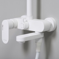 Душевая система WasserKRAFT, с изливом, цвет белый матовый/хром, A185.067.059.WM