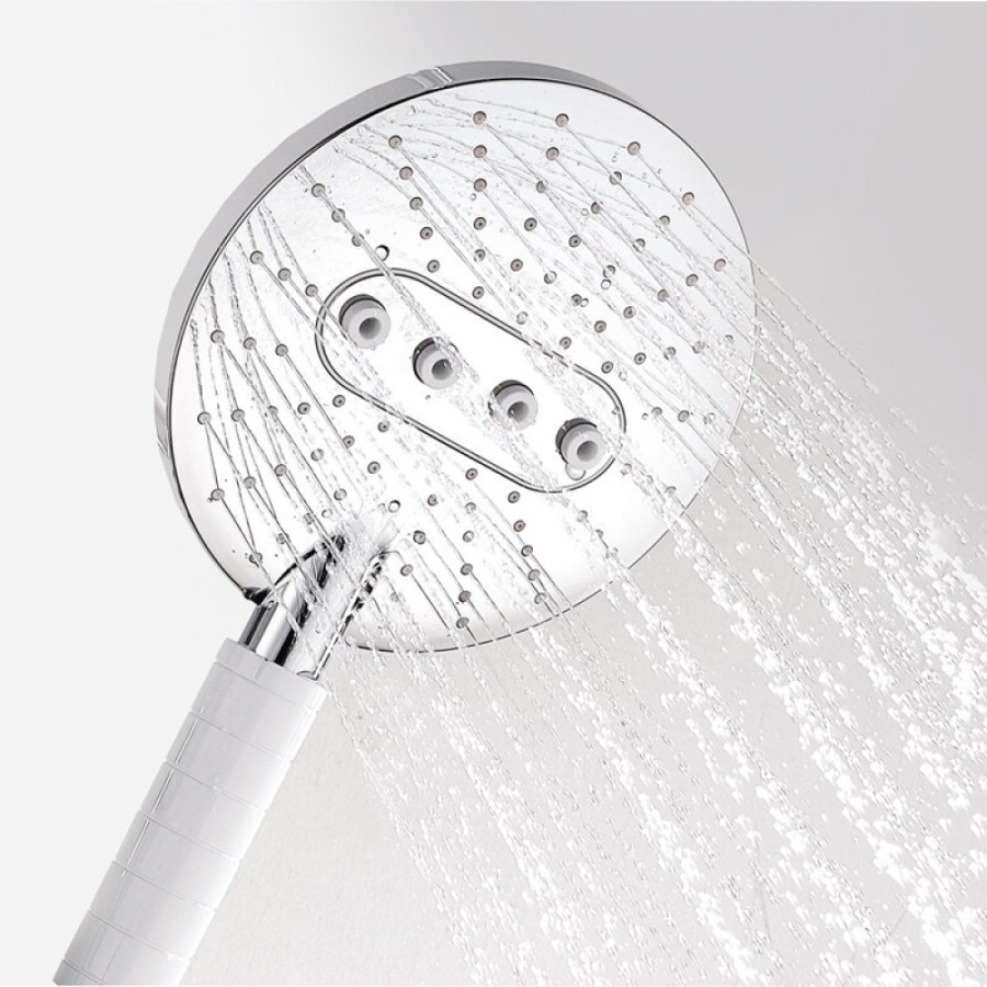 Душевая система WasserKRAFT, с изливом, цвет белый матовый/хром, A185.067.059.WM