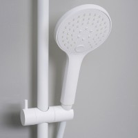 Душевая система WasserKRAFT, с изливом, цвет белый матовый, A185.257.155.WM