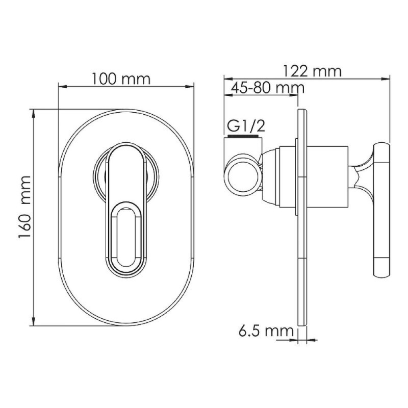 Смеситель для раковины WasserKRAFT Kammel 1800 A18583, цвет хром