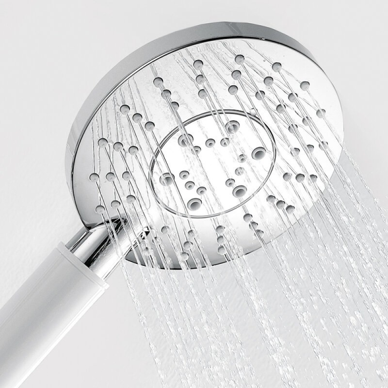 Душевая система WasserKRAFT Mindel 850, термостатическая, цвет белый Soft-touch, A188.067.058.WM Thermo