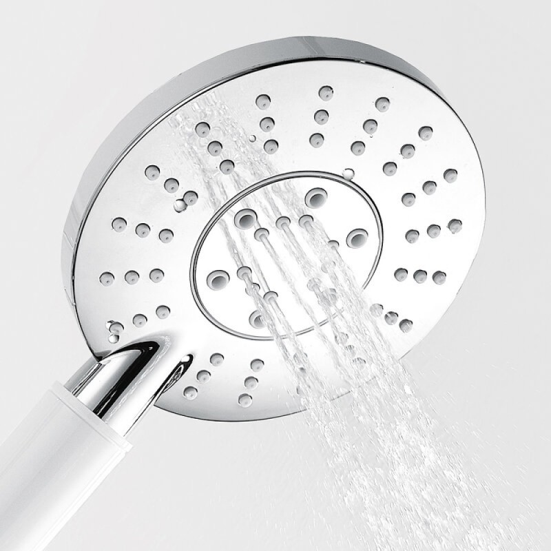 Душевая система WasserKRAFT Mindel 850, термостатическая, цвет белый Soft-touch, A188.067.058.WM Thermo