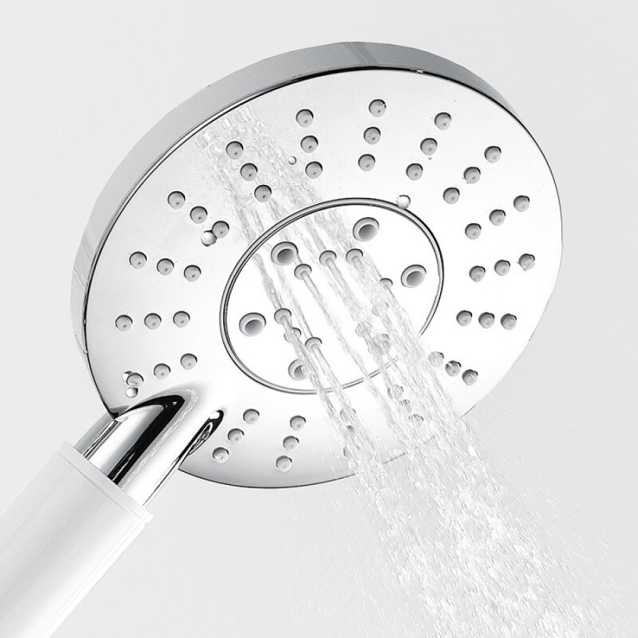 Душевая система WasserKRAFT Mindel 850, термостатическая, цвет белый Soft-touch, A188.067.058.WM Thermo