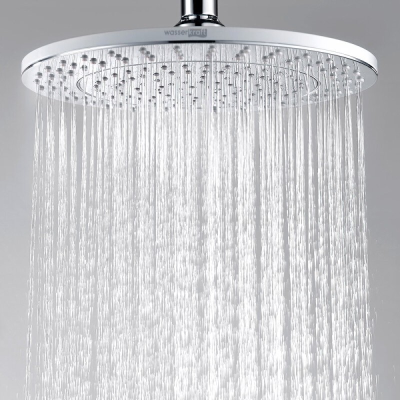 Душевая система WasserKRAFT Mindel 850, термостатическая, цвет белый Soft-touch, A188.067.058.WM Thermo