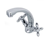 Смеситель Agger Retro A1901100 для раковины, без донного клапана, хром