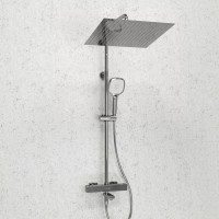 Душевая система WasserKRAFT, термостатическая, с изливом, цвет хром, A199.119.065.010.CH Thermo