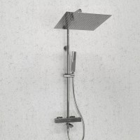 Душевая система WasserKRAFT, термостатическая, с изливом, цвет хром, A199.119.103.010.CH Thermo
