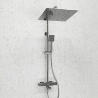 Душевая система WasserKRAFT, термостатическая, с изливом, цвет хром, A199.119.141.010.CH Thermo