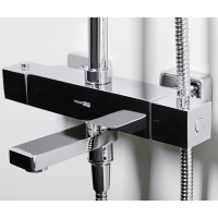Душевая система WasserKRAFT A19901, с изливом, хром