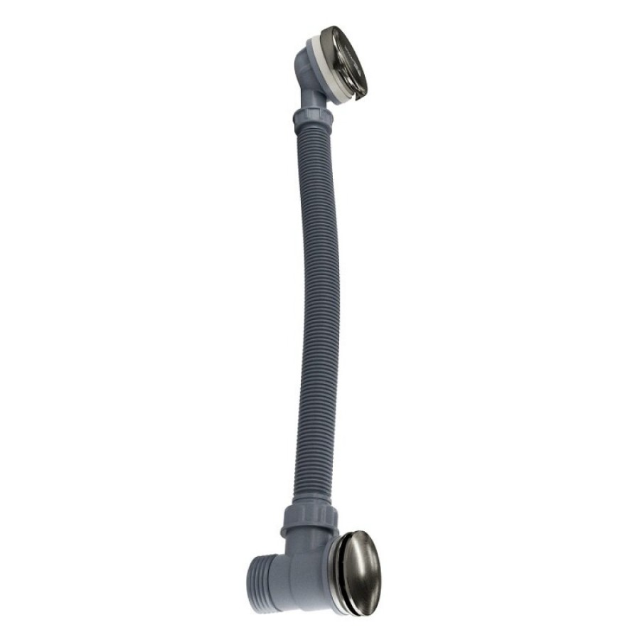 Слив-перелив для ванны Wasserkraft Wiese 8400 A205 клик-клак, PVD вороненая сталь